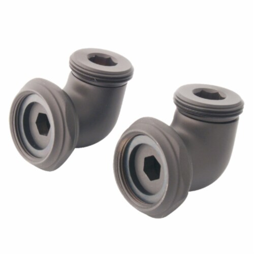 Kingston Brass ABT136-5 L Shape Elbow for CC457T5 Tub Filler, Oil Rubbed Bronze Perspective: front