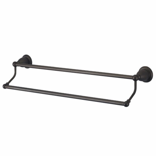 Kingston Brass BA175318ORB Heritage 18  Dual Towel Bar, Oil Rubbed Bronze Perspective: front