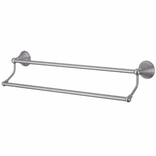 Kingston Brass BA297318SN Governor 18  Dual Towel Bar, Brushed Nickel Perspective: front