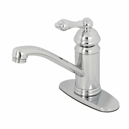 KS3401AL Vintage Single-Handle Bathroom Faucet with Push Pop-Up, Polished Chrome Perspective: front