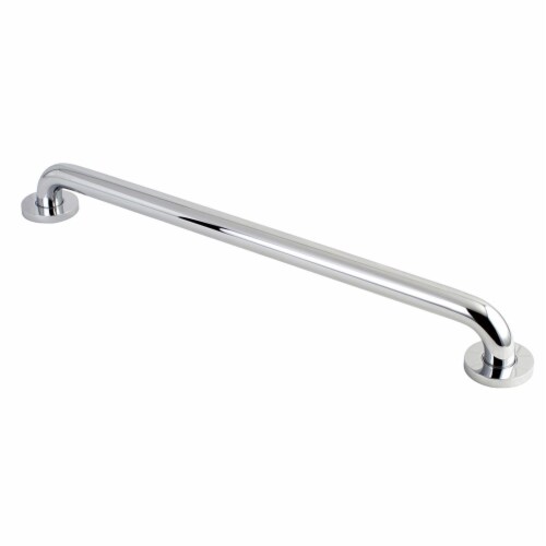 Kingston Brass DR514241 Meridian 24  Decorative ADA Grab Bar, Polished Chrome Perspective: front