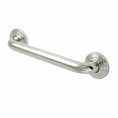 Kingston Brass DR314126 Restoration 12  Grab Bar, Polished Nickel Perspective: front