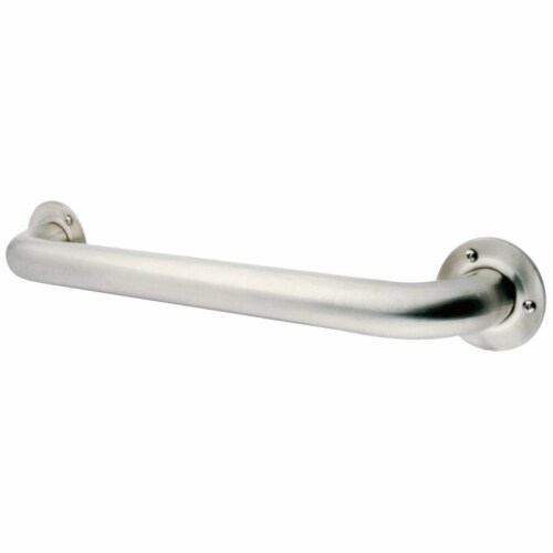 Kingston Brass GB1412ES 12  Stainless Steel Grab Bar, Brushed Nickel Perspective: front