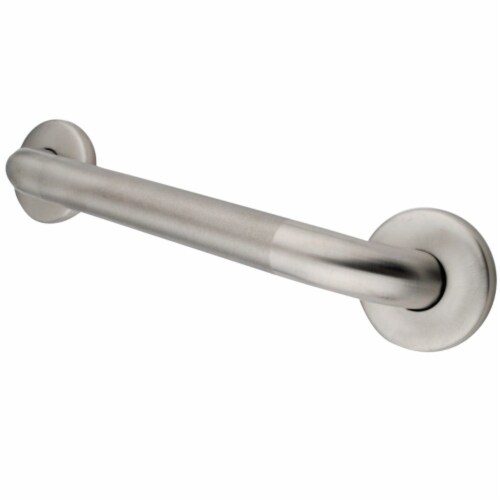 Kingston Brass GB1418CT 18  Stainless Steel Grab Bar, Brushed Nickel Perspective: front