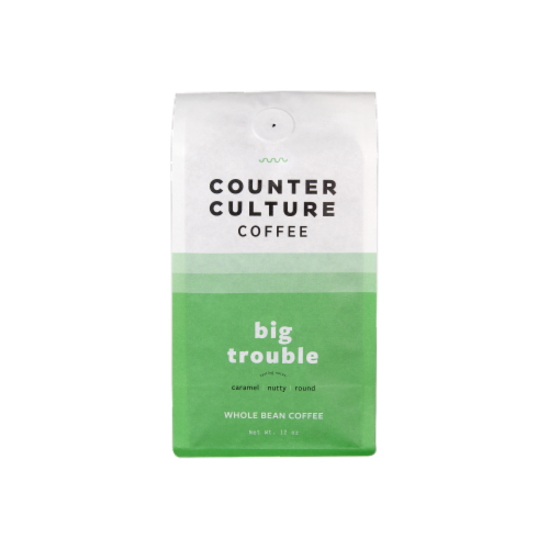 Counter Culture Coffee Big Trouble™ Medium-Dark Roast Whole Bean Coffee Perspective: front