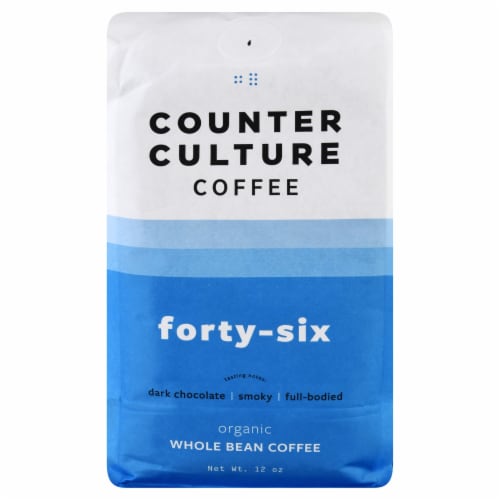 Counter Culture Forty-Six Organic Whole Bean Coffee Perspective: front