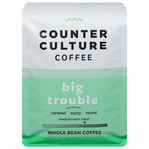 Counter Culture Big Trouble Whole Bean Coffee Perspective: front