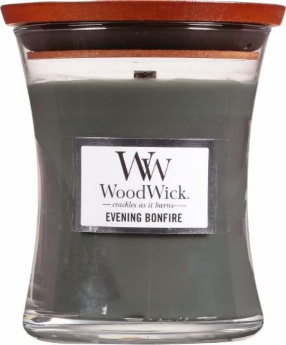 WoodWick® Evening Bonfire Medium Hourglass Candle Perspective: front
