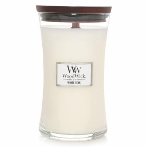 WoodWick Medium Hourglass Candle, Fireside - Premium Soy Blend Wax,  Pluswick Innovation Wood Wick, Made in USA