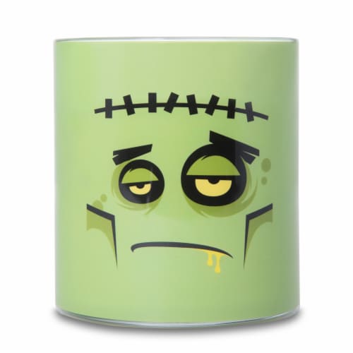 Carolina Monsters Frankenstein Candle - Green Perspective: front