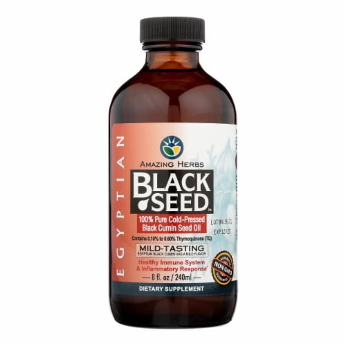 Black Seed - Black Seed Oil Egyptian - 1 Each - 8 FZ Perspective: front