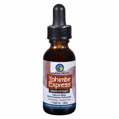 Black Seed Liquid Extract - Yohimbe Express - 1 oz Perspective: front