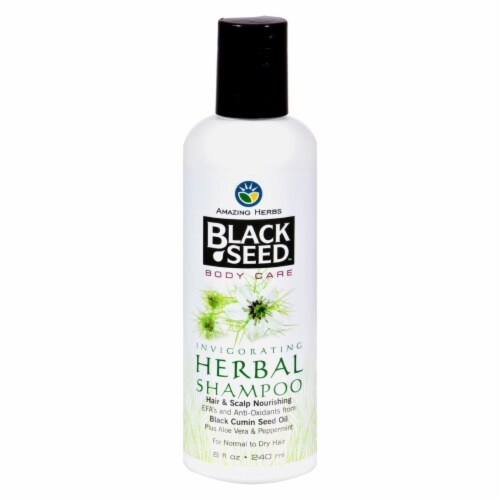 Amazing Herbs Black Seed Herbal Shampoo Perspective: front