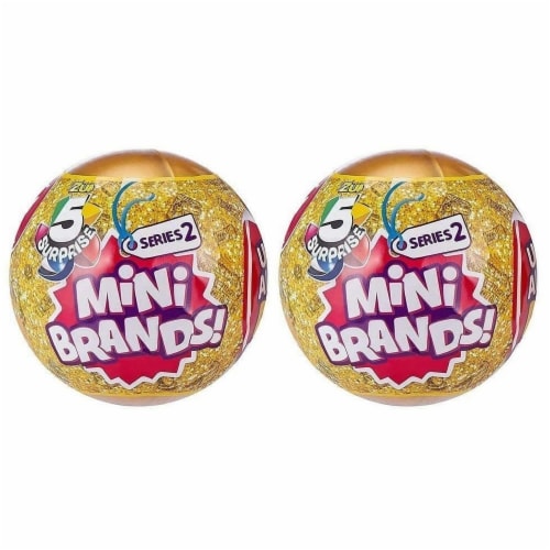 Zuru 5 Surprise Series 2 Mini Shopping Brands 2pk Gold Capsule