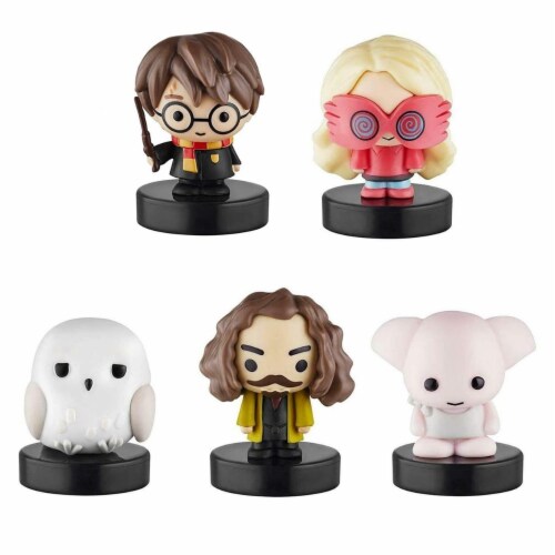 Harry Potter Stampers 5pk Movie Character Figures Cake Toppers Party Favors PMI International Perspective: front