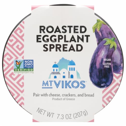 Mt Vikos Roasted Eggplant Spread Perspective: front
