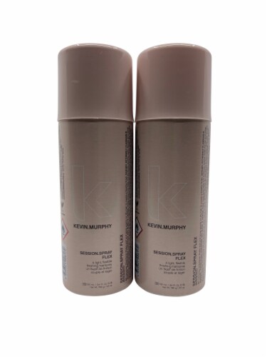 Kevin Murphy Session Spray Flex Flexible Finishing Hairspray 3.4 OZ Set of 2 Perspective: front