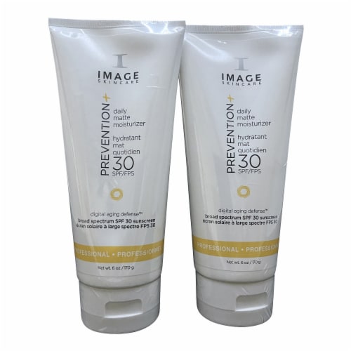 Image Skincare Prevention + Daily Matte Moisturizer SPF 30 6 OZ Set of 2 Perspective: front