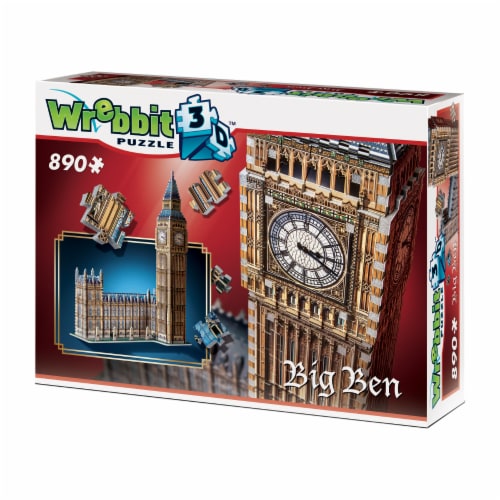 Wrebbit Big Ben 3D Puzzle Perspective: front
