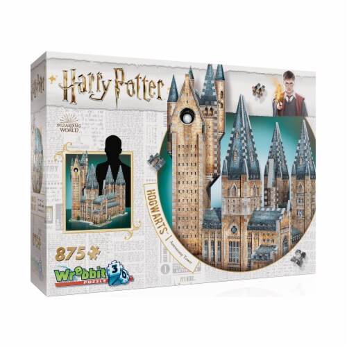Wrebbit Harry Potter Collection Hogwarts Astronomy Tower 3D Puzzle Perspective: front
