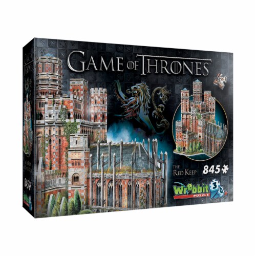 Wrebbit Game of Thrones The Red Keep 3D Puzzle Perspective: front