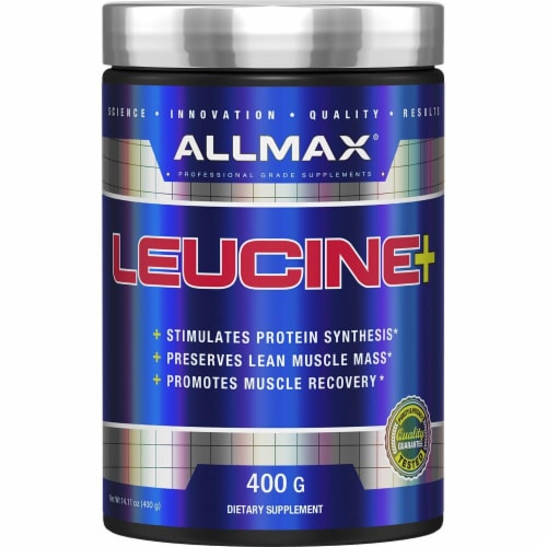 ALLMAX Nutrition  Leucine Powder Perspective: front
