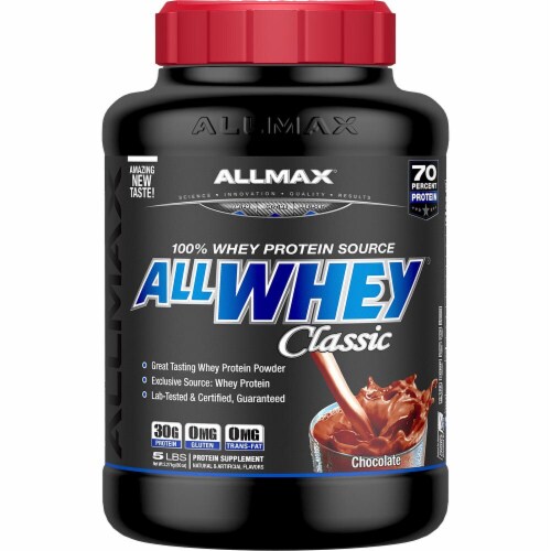 ALLMAX Nutrition  ALLWHEY® CLASSIC Pure Whey Protein Blend   Chocolate Perspective: front
