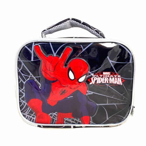 Black spiderman lunch box shop
