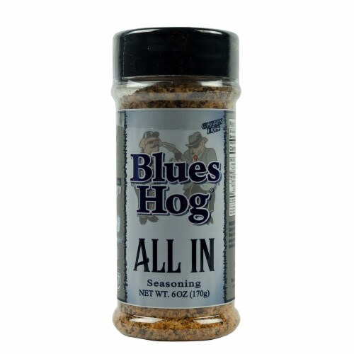 Blues Hog All In Dry Rub All Natural High Quality Seasoning Gluten Free 6.0 oz Perspective: front