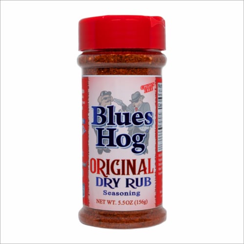 Blues Hog® Dry Rub Seasoning All Purpose Spice Bottle Gluten Free BBQ Perspective: front