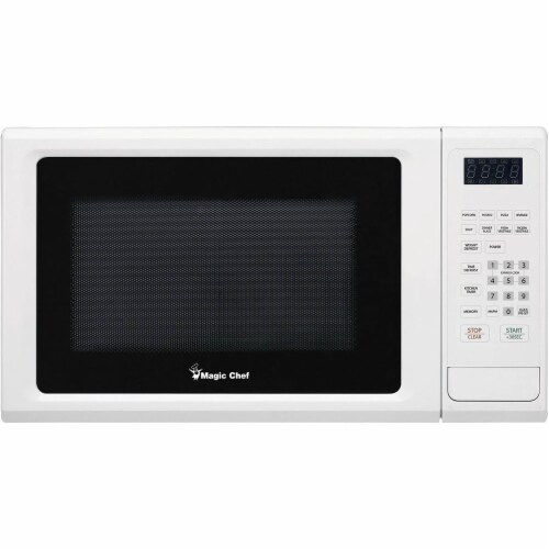 MAGIC CHEF Countertop Microwave Oven- White Perspective: front