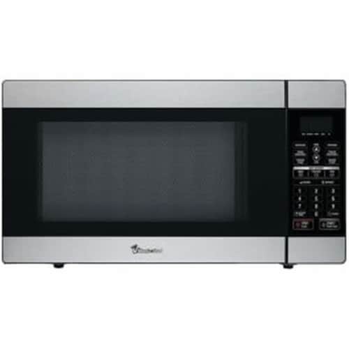 MAGIC CHEF 1100-Watt Countertop Microwave Oven - Stainless Steel Perspective: front