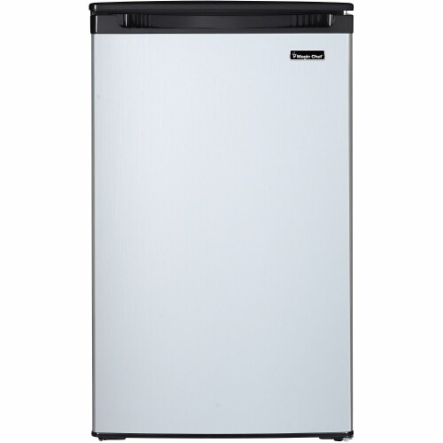 MAGIC CHEF Energy Star Stainless Steel Compact All Refrigerator - Silver Perspective: front