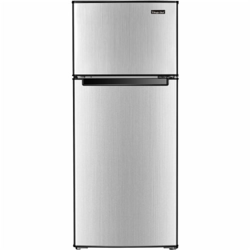 MAGIC CHEF Mini Refrigerator - Stainless Steel Perspective: front