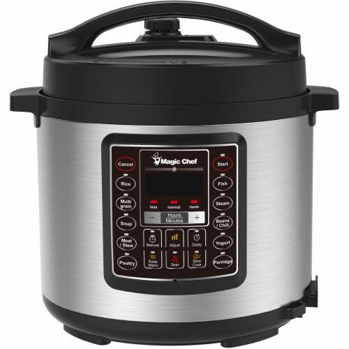 MAGIC CHEF All-in-One Multi-Cooker - Silver Perspective: front