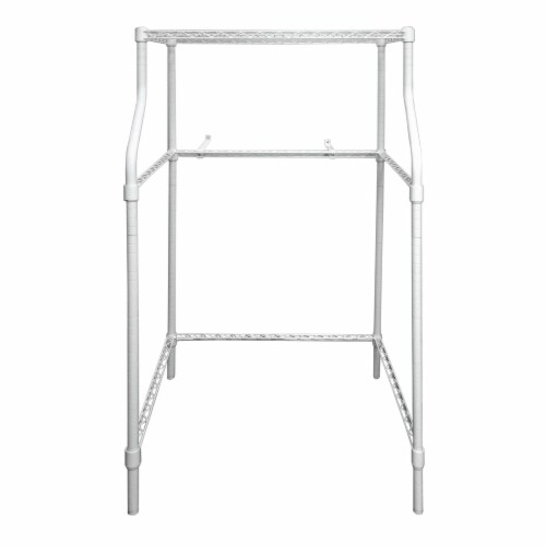 White Compact Folding Metal Clothes Drying Rack | Honey-Can-Do