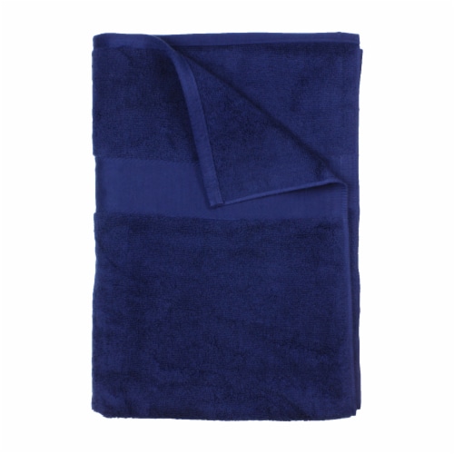 American Heritage Bath Sheet - Dark Blue Perspective: front