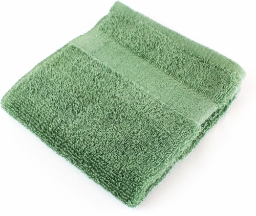 American Heritage Washcloth - Dark Ivy Perspective: front