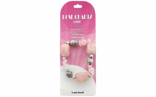 John Bead SP Stretch Bracelet Rose Quartz 121 Perspective: front