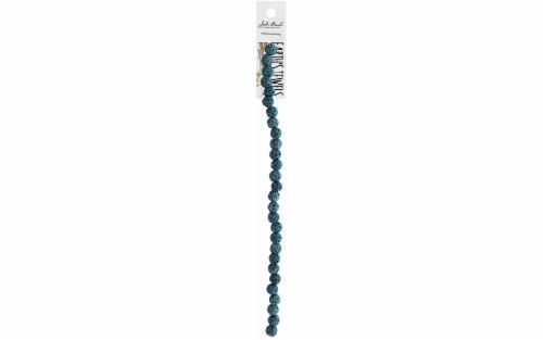 John Bead EJ SP 7  6mm Rnd Lava Stn Royal Perspective: front