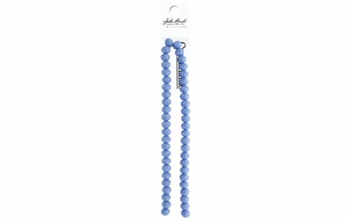 John Bead Crys Ln Rondl 7  8x10mm OP Periwinkle Perspective: front