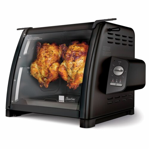 Ronco 5500 Series Rotisserie Oven - Black Perspective: front