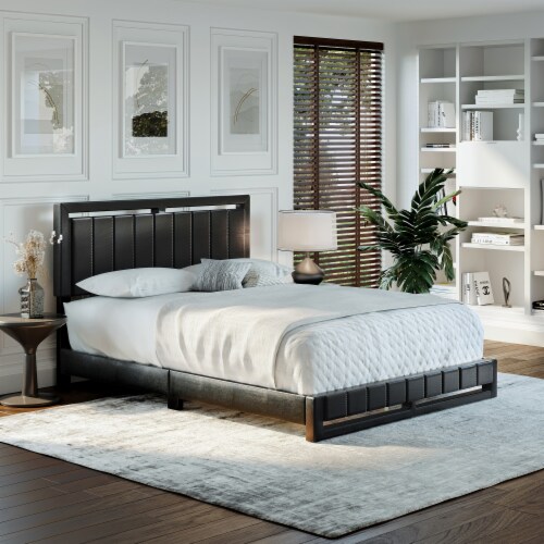 Tuscany upholstered platform bed discount