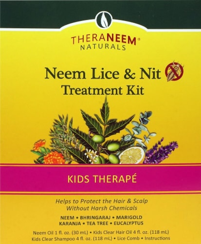 TheraNeem Neem Lice & Nit Treatment Kit Perspective: front