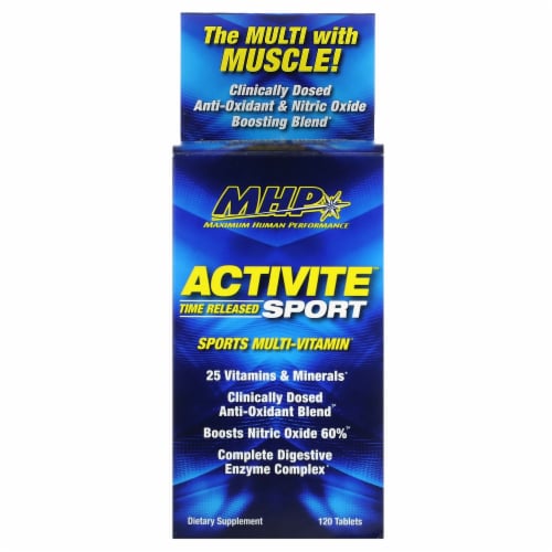 MHP Activite Sport Multi Vitamin Time Released - 120 Tablets Perspective: front