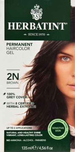 Herbatint 2N Brown Permanent Haircolor Gel Perspective: front