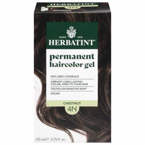 Herbatint 4N Chestnut Permanent Haircolor Gel Perspective: front