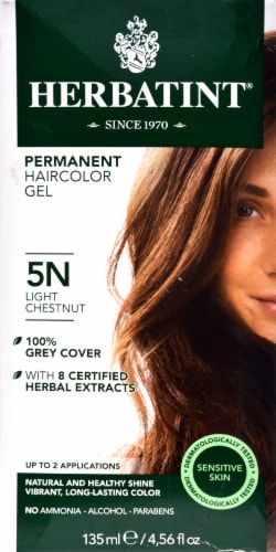 Herbatint 5N Light Chestnutpermanent Haircolor Gel Perspective: front