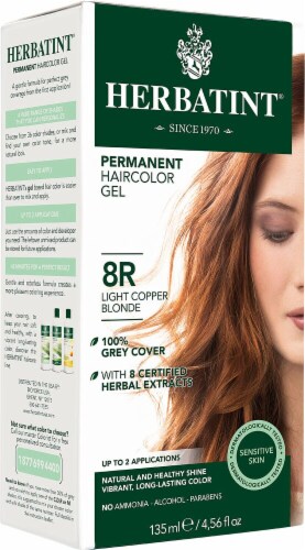Herbatint  Permanent Haircolor Gel  8R Light Copper Blonde Perspective: front