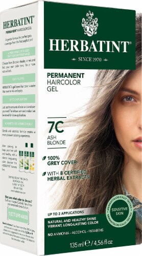Herbatint  Permanent Haircolor Gel 7C Ash Blonde Perspective: front